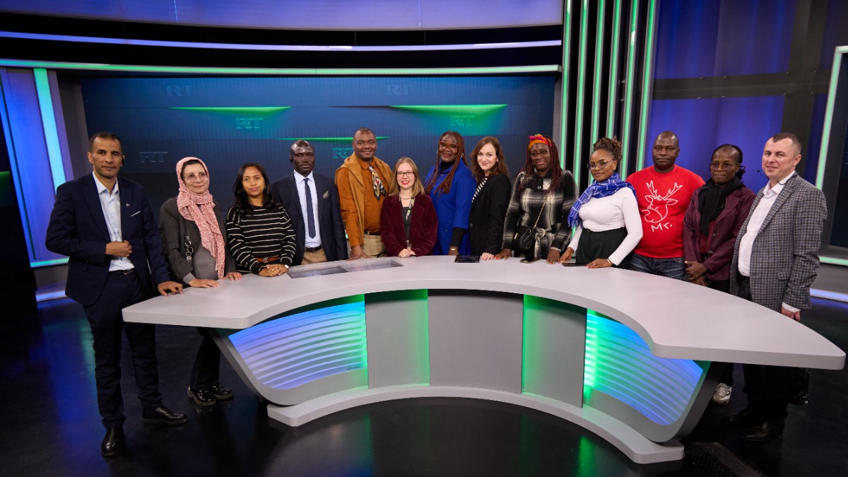 Лауреаты AUB Media Awards 2025 (премия Африканского вещательного союза) из Африки посетили RT Academy в Москве