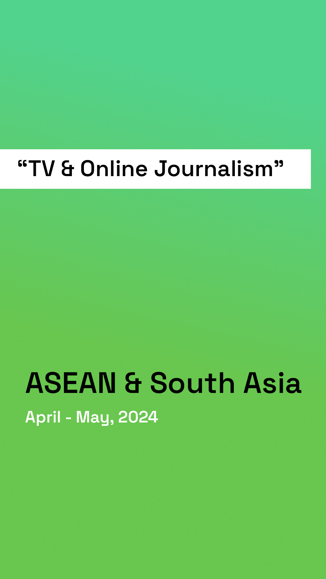 Video feedback poster