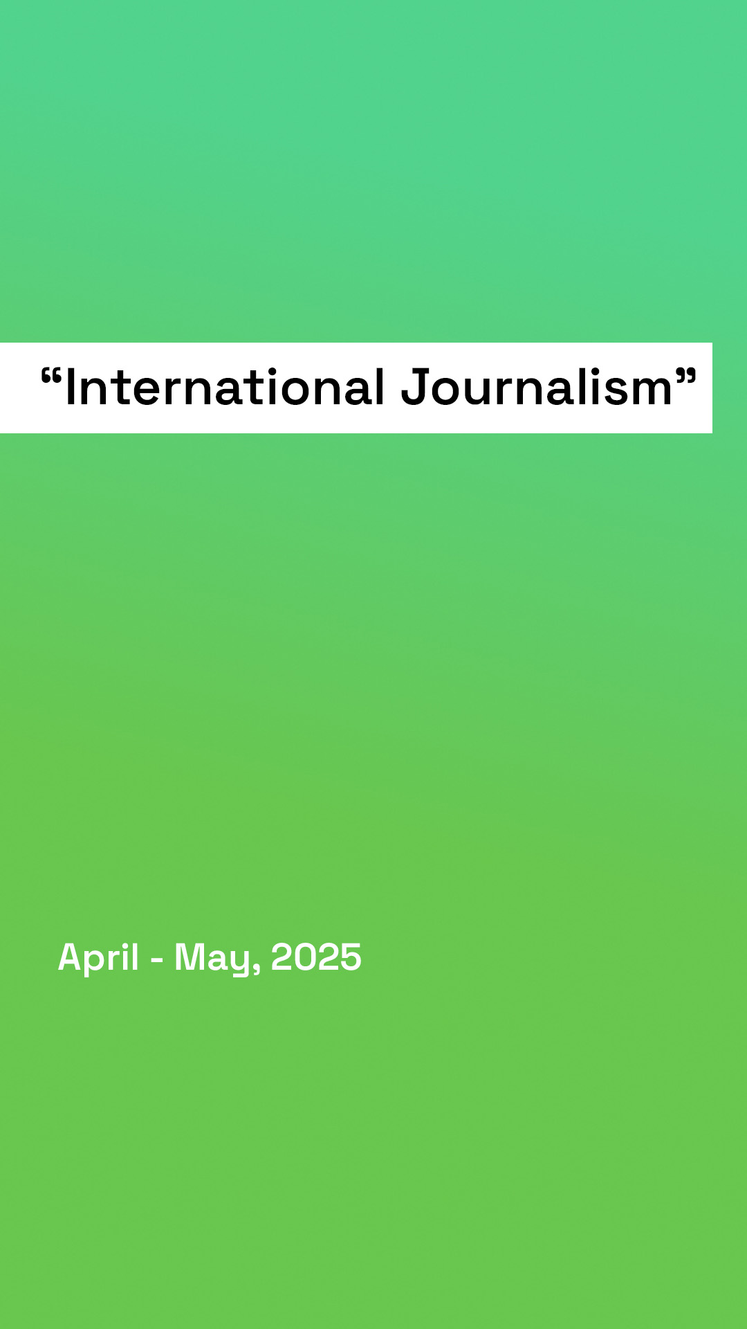 Video feedback poster